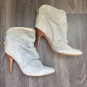 Patrizia Pepe slouch booties grey size 7 (euro 37)